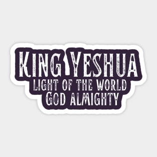 King Yeshua Sticker